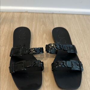 Gucci Jelly Sandals Black